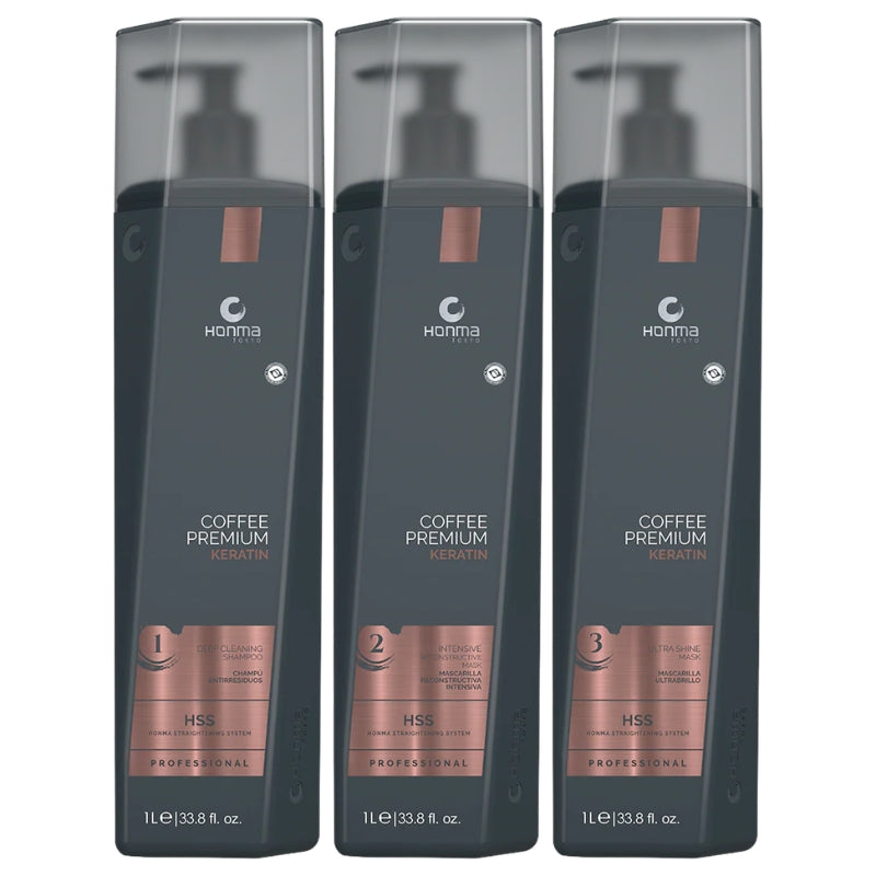 Japanische Keratin Honma Tokyo Coffee Premium 3x1L
