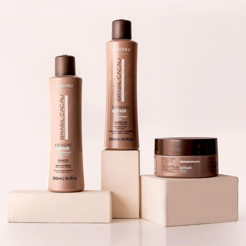 Kit Ohne Sulfate Cadiveu Brasil Cacau Extreme Repair 2