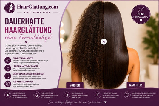 Dauerhafte Haarglättung ohne Formaldehyd
