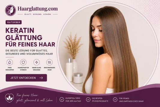 Keratin Glättung Für Feines Haar