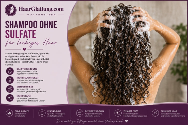 Shampoo ohne Sulfate für lockiges Haar