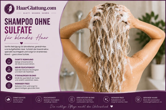 Shampoo ohne Sulfate für blondes Haar