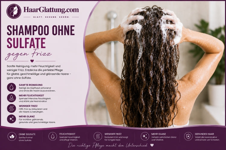 Shampoo ohne Sulfate gegen Frizz