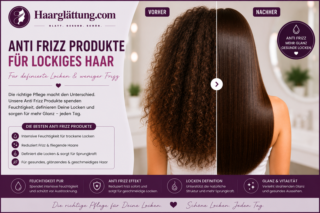 Anti Frizz Produkte für lockiges Haar