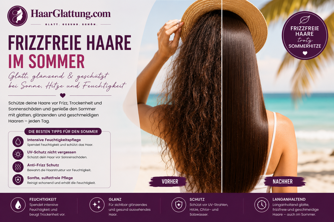Frizzfreie Haare im Sommer