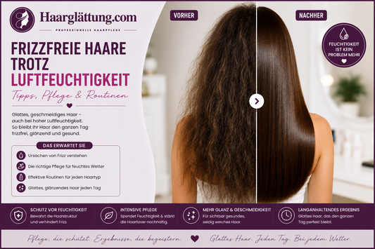 Frizzfreie Haare ohne Glätteisen