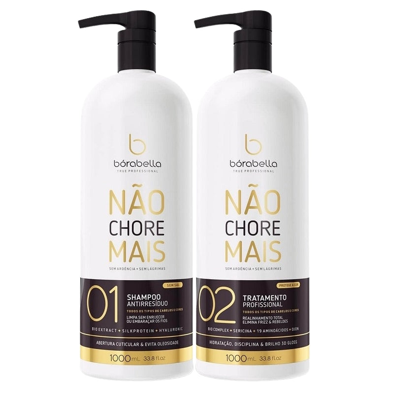 Brasilianische Haarglättung Borabella Não Chore Mais 2x1L