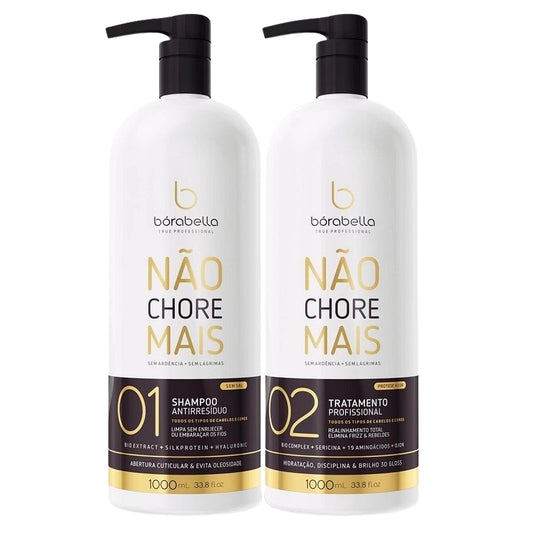 Brasilianische Haarglättung Borabella Não Chore Mais 2x1L