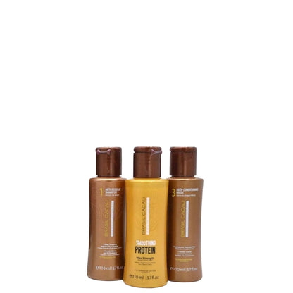 Brasilianische Haarglättung Cadiveu Brasil Cacau 3x110ml