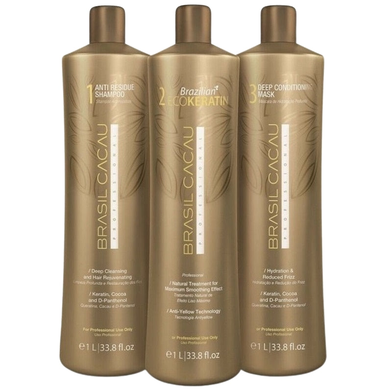 Brasilianische Haarglättung Cadiveu Brasil Cacau 3x1L