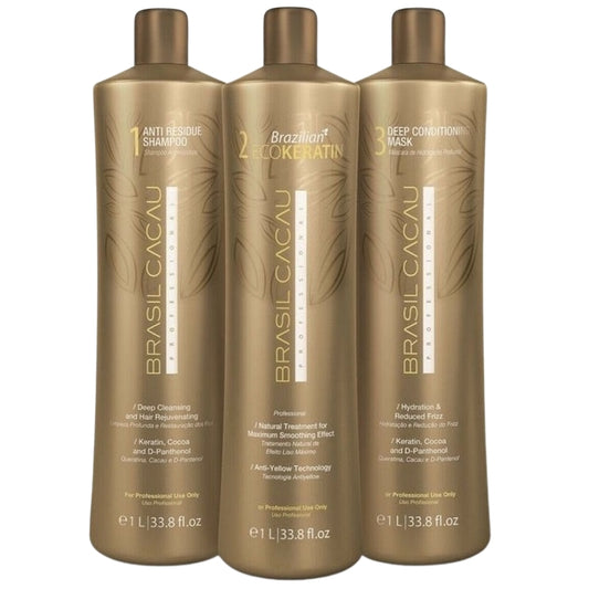 Brasilianische Haarglättung Cadiveu Brasil Cacau 3x1L