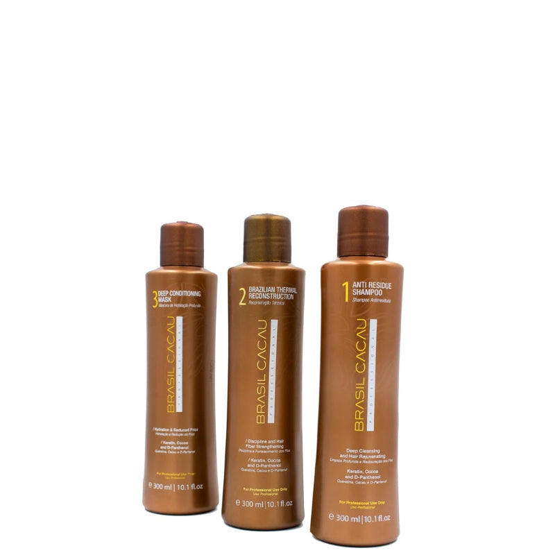 Brasilianische Haarglättung Cadiveu Brasil Cacau 3x300ml