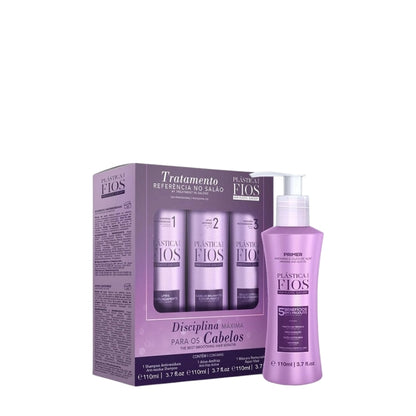 Brasilianische Haarglättung Cadiveu Plástica dos Fios 3x110ml