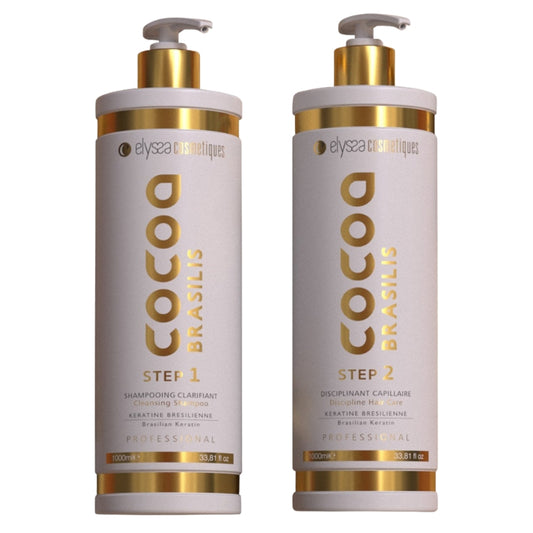 Brasilianische Haarglättung Elyssa Cosmétique Cocoa Brasilis 2x1L