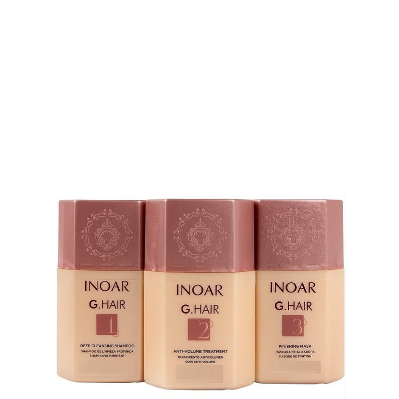 Brasilianische Haarglättung Inoar GHair 3x250ml