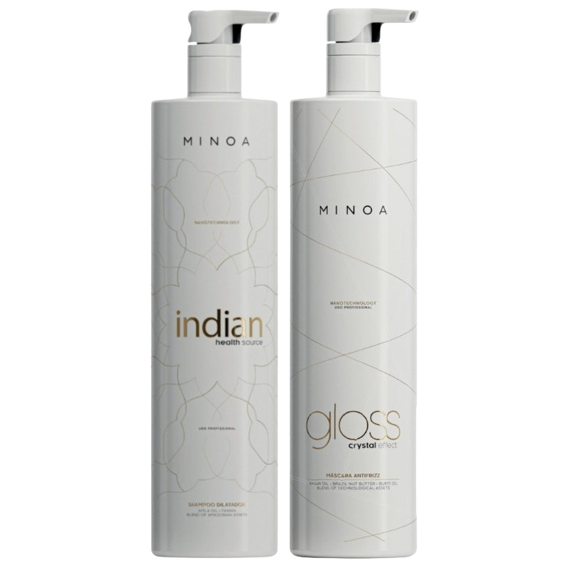 Brasilianische Haarglättung Minoa Gloss Crystal Effect