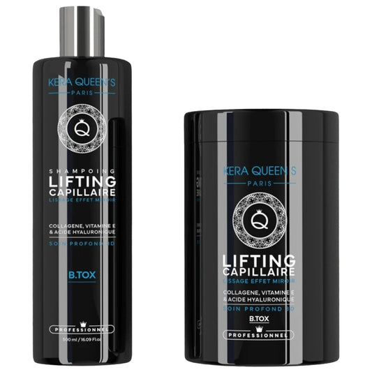 Haarpflege Kera Queen's Hyaluronsäure Hair Lifting Set 500ml + 1Kg