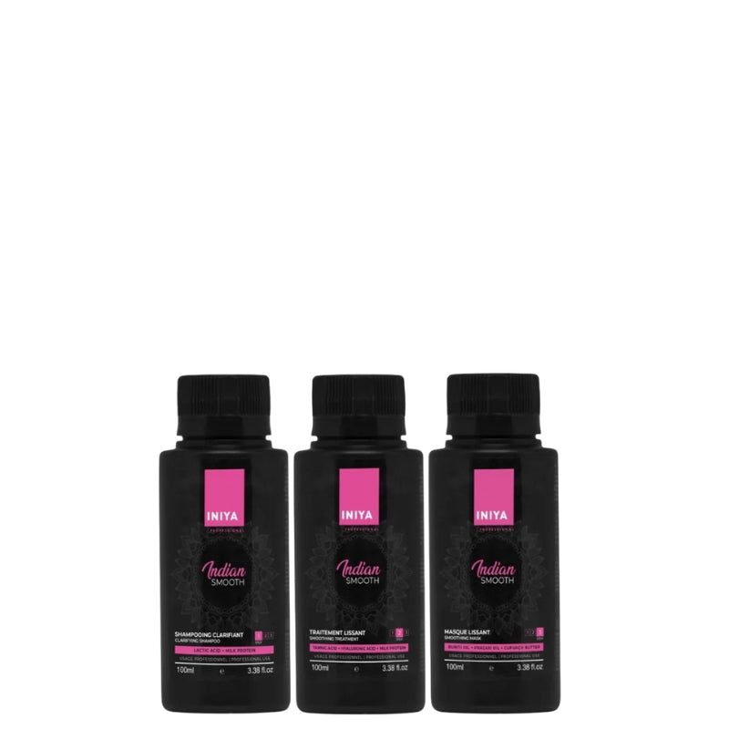 Indische Haarglättung Iniya Indian Smooth 3x100ml