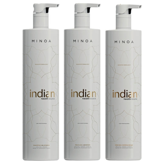 Indische Haarglättung Minoa Indian Health Source 3x1L