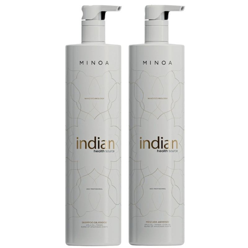 Indische Haarglättung Minoa Indian Health Source 2x1L