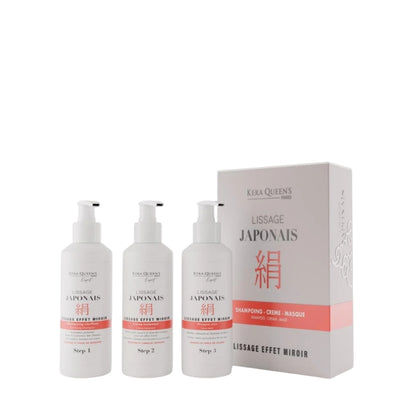 Japanische Haarglättung Kera Queen 3x150ml