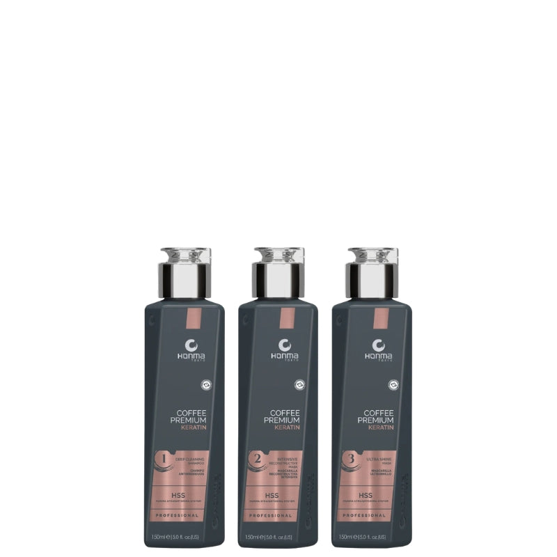 Japanische Keratin Honma Tokyo Coffee Premium 3x150ml