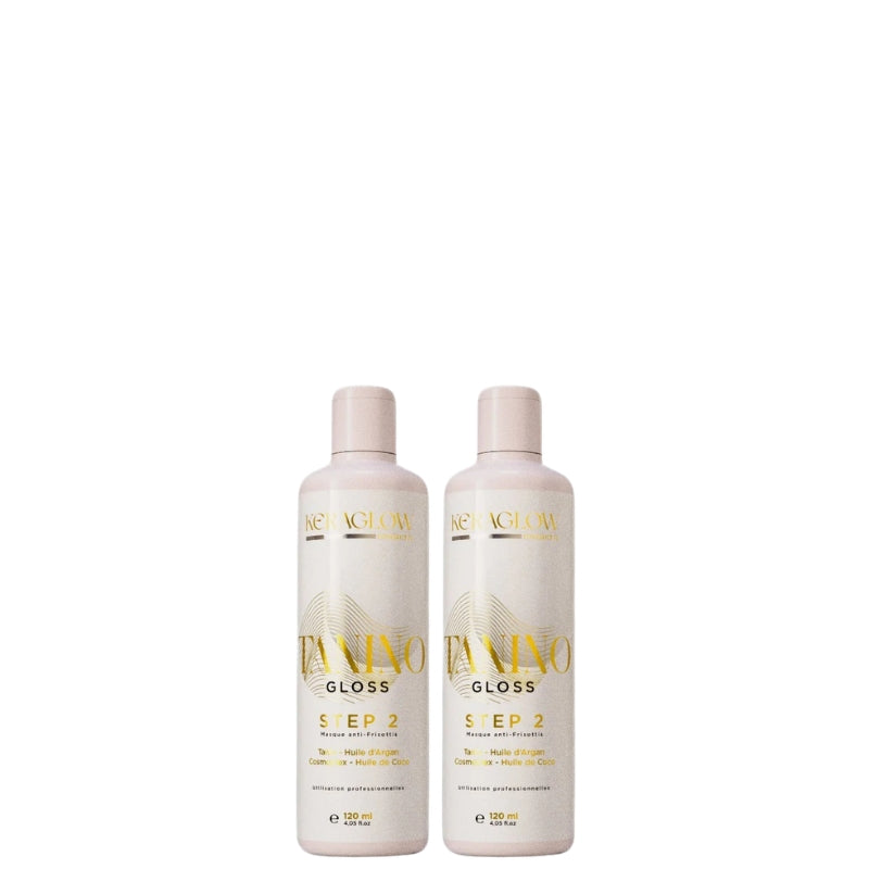 Kera Glow Tanino Gloss Haarglättung 2x120ml