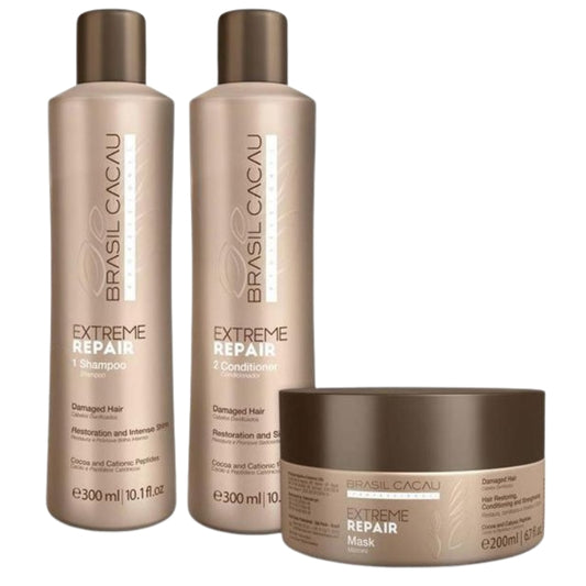 Kit Ohne Sulfate Cadiveu Brasil Cacau Extreme Repair