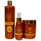 Kit Ohne Sulfate Deby Hair Lisa Indian 2x500ml + 100ml