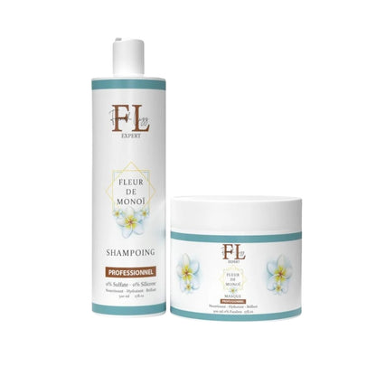 Kit Ohne Sulfate French Lizz Monoi-Blüte 2x500ml