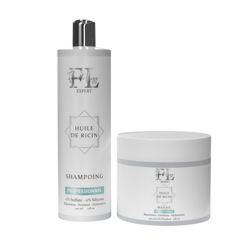 Kit Ohne Sulfate French Lizz Rizinusöl 2x500ml