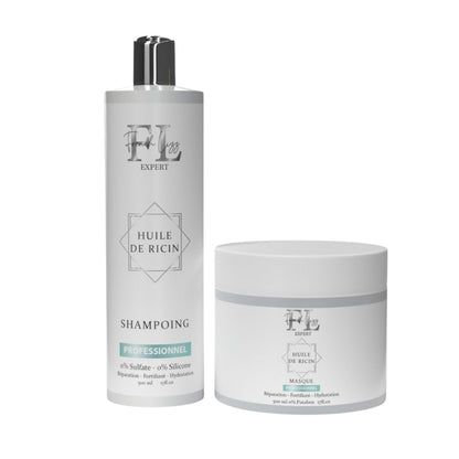 Kit Ohne Sulfate French Lizz Rizinusöl 2x500ml