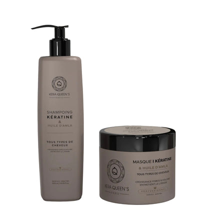 Sulfatfreies Set Kera Queen's Amlaöl Shampoo 500ml + Maske 500ml
