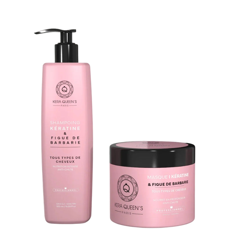 Sulfatfreies Set Kera Queen's Feigenkaktus Shampoo Maske