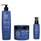 Sulfatfreies Set Kera Queen's Tanin Shampoo 500ml + Maske 500ml + Serum 100ml